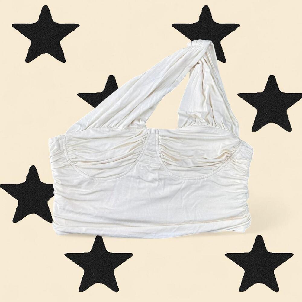 ★Cider Draped Strap Crop Top ★